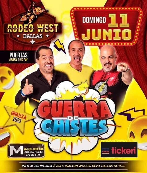 Event - GUERRA DE CHISTES  EN DALLAS TEXAS - Dallas, Texas - June 11, 2023 | concert tickets