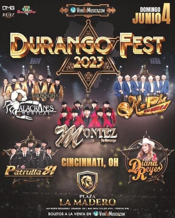 Event - DURANGO FEST 2023 - Lebanon, Ohio - June 4, 2023 | concert tickets