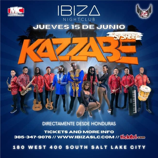 Event - GRUPO KAZZABE EN VIVO!  SALT LAKE CITY UTAH - Salt Lake City, Utah - June 15, 2023 | concert tickets
