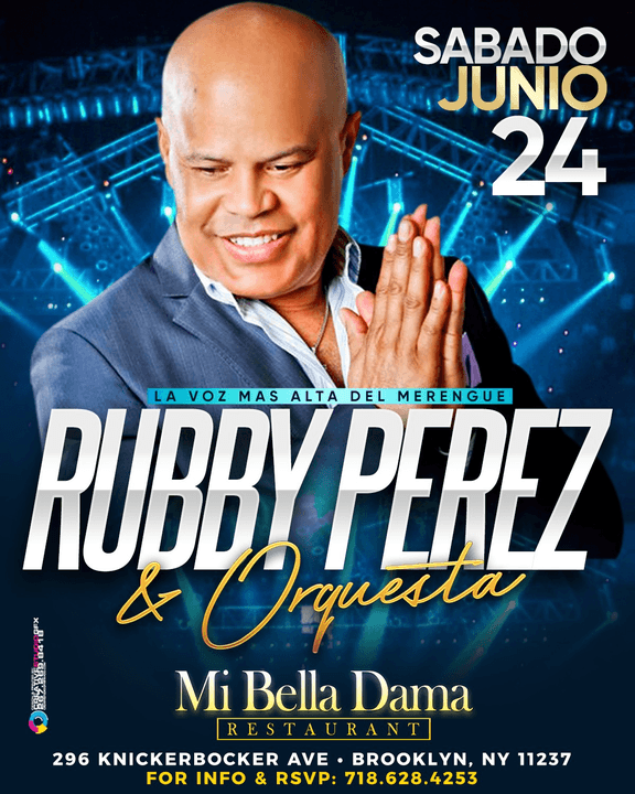 Event - RUBBY PEREZ EN CONCIERTO ! BROOKLYN NEW YORK - Brooklyn, New York - June 24, 2023 | concert tickets