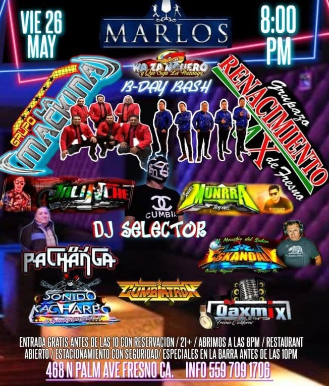 Event - WAZAFEST AT MARLOS - Fresno, California - May 26, 2023 | concert tickets