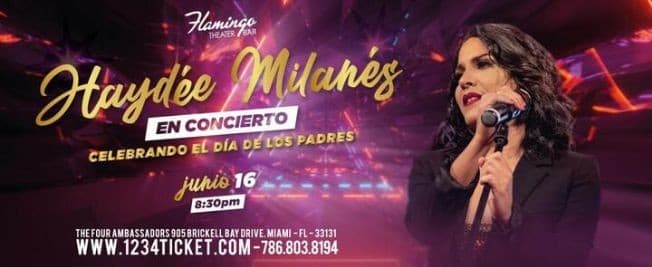 Event - HAYDÉE MILANÉS EN CONCIERTO ! MIAMI FLORIDA - Miami, Florida - June 16, 2023 | concert tickets