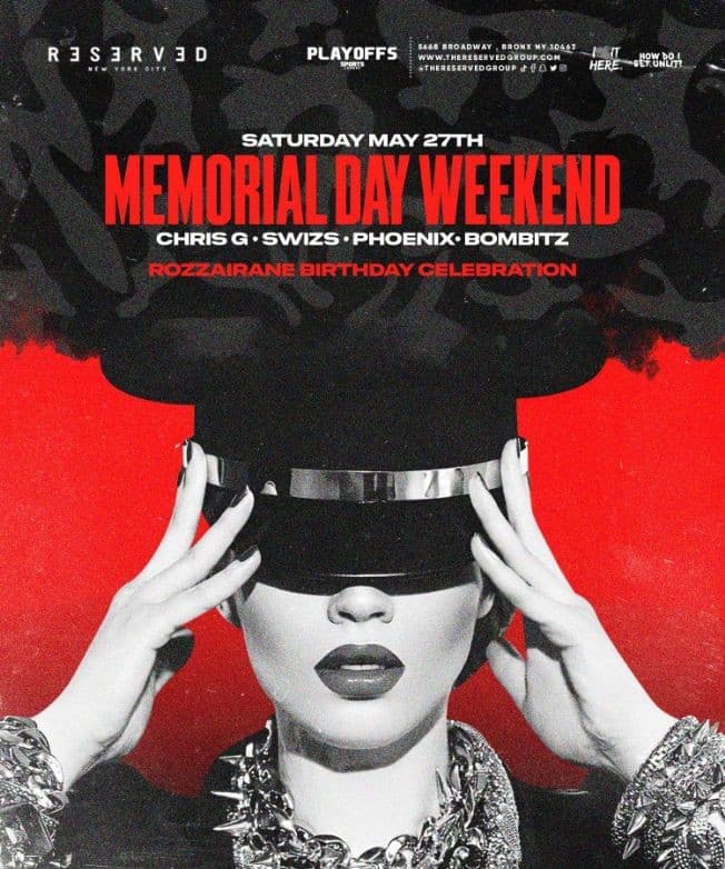 Event - Playoff Saturdays Memorial Day Weekend At Playoff Sports Lounge - Bronx, New York - 27 de mayo de 2023 | concert tickets
