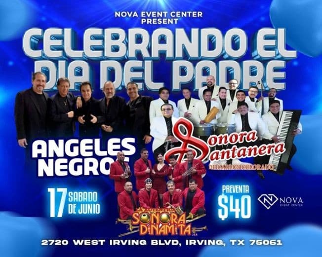 Event - ANGELES NEGROS  , SONORA SANTANERA , LA AUTENTICA SONORA DINAMITA EN CONCIERTO ! IRVING TEXAS - Irving, Texas - June 17, 2023 | concert tickets