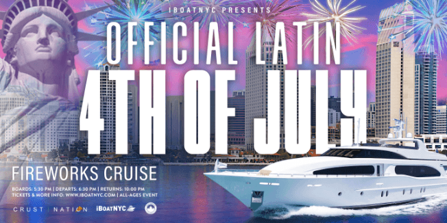 Event - Official Latin 4th of July Fireworks Yacht Cruise San Diego - San Diego, California - July 4, 2023 | concert tickets