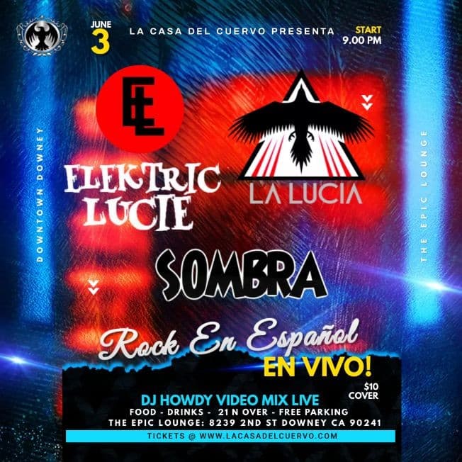 Event - ROCK EN ESPANOL EN VIVO EN DOWNEY - Downey, California - June 3, 2023 | concert tickets