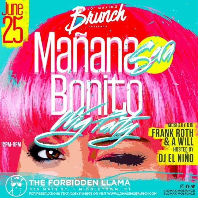 Event - Mañana Sera Bonito (A Wig Party) in The Forbidden Llama - Middletown, Connecticut - June 25, 2023 | concert tickets