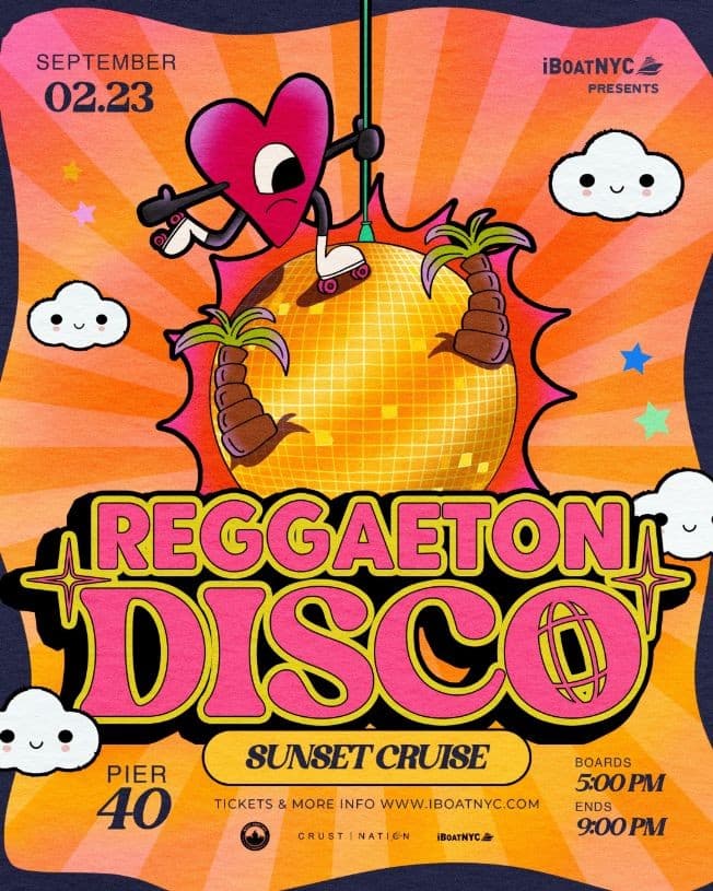 Event - REGGAETON DISCO - Labor Day Sunset Party Cruise - New York, New York - September 2, 2023 | concert tickets