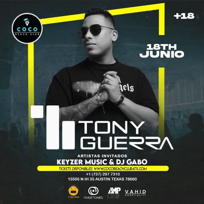 Event - Tony Guerra En Concierto - Pflugerville, Texas - June 18, 2023 | concert tickets