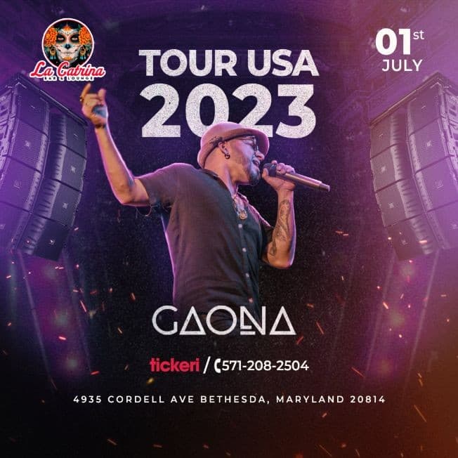 Event - GAONA  ganador de los 4 finalistas en vivo - Bethesda, Maryland - July 1, 2023 | concert tickets