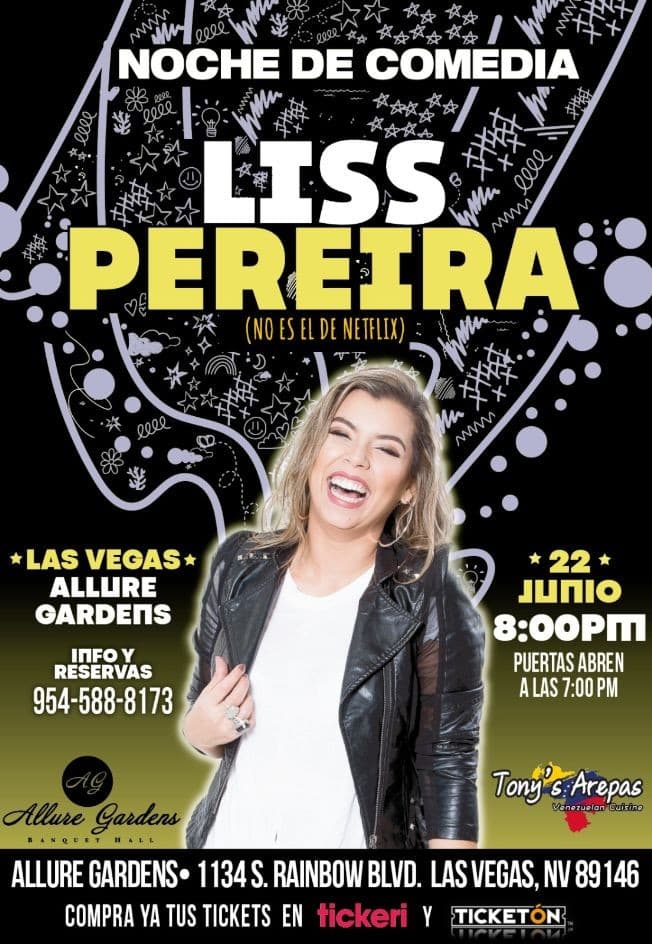Event - LISS PEREIRA " no es el de netflix" - Las Vegas, Nevada - 22 de junio de 2023 | concert tickets
