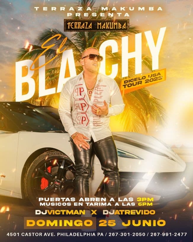 Event - EL BLACHY EN CONCIERTO ! PHILADELPHIA PENNSYLVANIA - Philadelphia, Pennsylvania - 25 de junio de 2023 | concert tickets