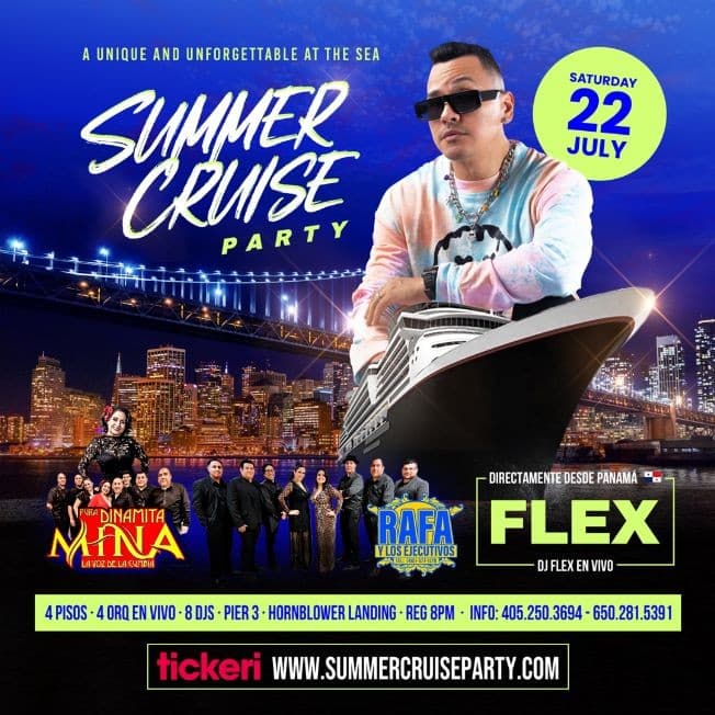 Event - Summer cruise party - San Francisco, California - July 22, 2023 | concert tickets