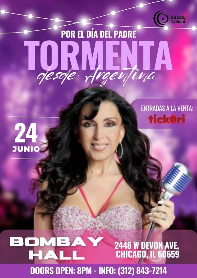 Event - Tormenta en Chicago - Chicago, Illinois - June 24, 2023 | concert tickets