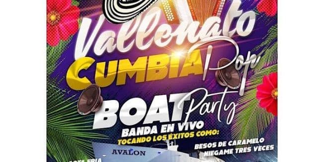 Event - VALLENATO , CUMBIA POP BOAT PARTY PLUS DJ EN VIVO ! NEW YORK NY - New York, New York - July 8, 2023 | concert tickets