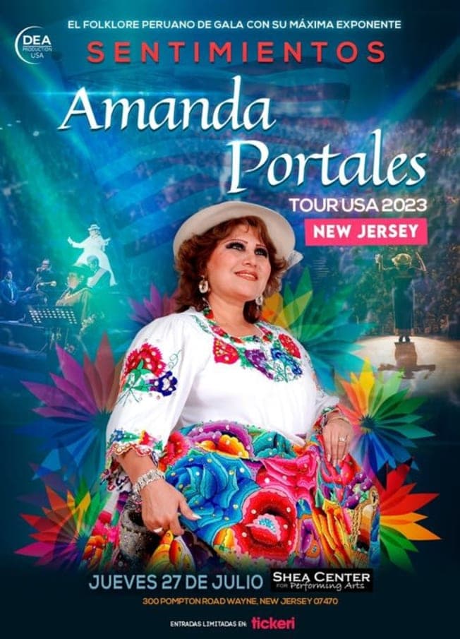 Event - AMANDA PORTALES EN CONCIERTO ! WAYNE NEW JERSEY - Wayne, New Jersey - July 27, 2023 | concert tickets