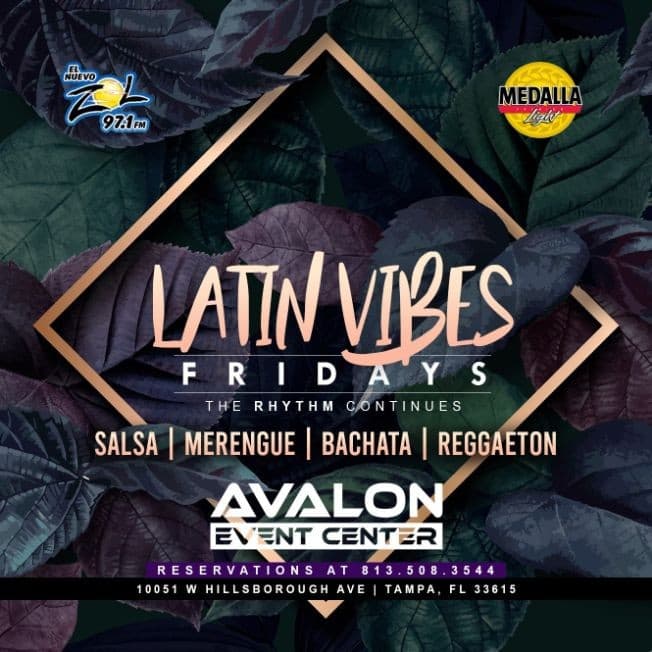 Event - LATIN VIBES FRIDAYS (NOCHE LATINA) - Tampa, Florida - June 9, 2023 | concert tickets