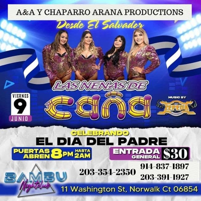 Event - LAS NENAS DE CAÑA EN VIVO ! NORWALK CONNECTICUT - Norwalk, Connecticut - June 9, 2023 | concert tickets