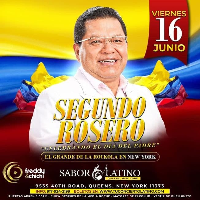 Event - Segundo Rosero en Nueva York - Queens, New York - June 16, 2023 | concert tickets