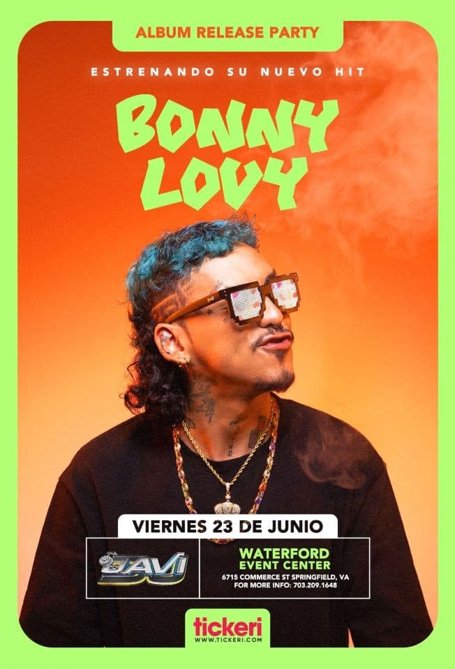 Event - BONNY LOVY NEW SONG RELEASE PARTY - Springfield, Virginia - June 23, 2023 | concert tickets