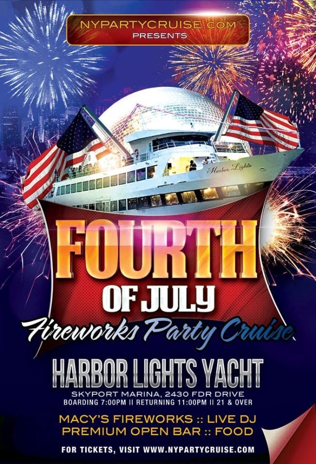 Event - 4th of July Fireworks Party Cruise - New York, New York - July 4, 2023 | concert tickets