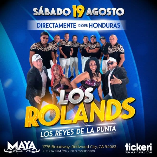 Event - LOS ROLANDS EN REDWOOD CITY - Redwood City, California - August 19, 2023 | concert tickets