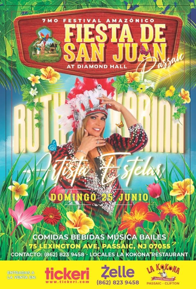 Event - 7mo Festival Amazónico "Fiesta de San Juan" - Passaic, New Jersey - June 25, 2023 | concert tickets