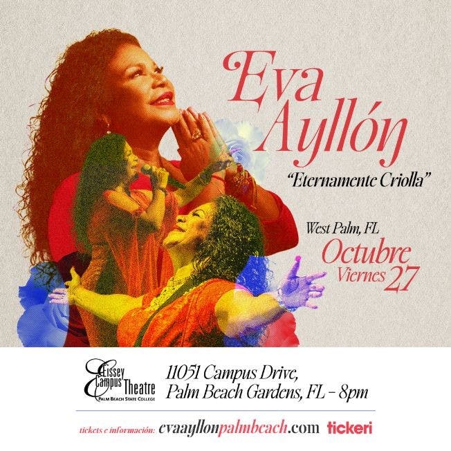 Event - EVA AYLLON " ETERNAMENTE CRIOLLA " PALM BEACH GARDENS , FLORIDA