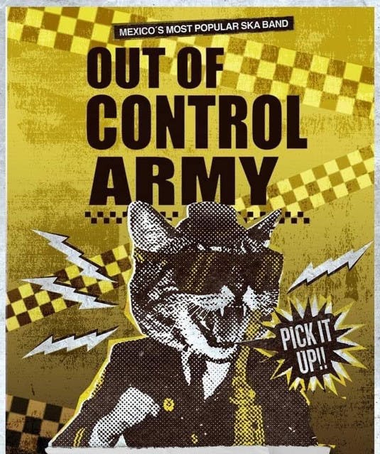Artist "Out Of Control Army" 43ab7545-6e95-4cfe-ac8d-5445fff18452 on Tickeri